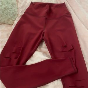 Alo ripped warrior leggings